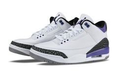 全新 Air Jordan 3 “Dark Iris” 实物图曝光！