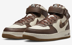 全新 Nike Air Force 1 Mid “Brown Plaid” 官图曝光！