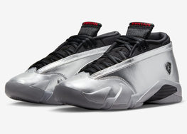 全新 Air Jordan 14 Low WMNS “Metallic Silver” 官图曝光！