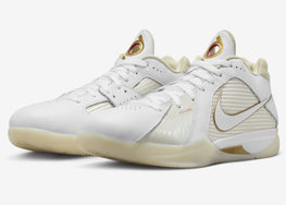 全新 Nike KD 3 “White Gold” 官图曝光！