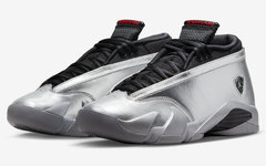 全新 Air Jordan 14 Low “Metallic Silver” 官图曝光！