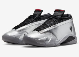 全新 Air Jordan 14 Low “Metallic Silver” 官图曝光！