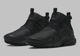 全新 Nike Air Presto Mid “Triple Black” 官图曝光！