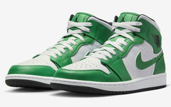 全新 Air Jordan 1 Mid “Lucky Green” 官图曝光！