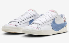 全新配色 Nike Blazer Low Jumbo “Denim Swoosh” 官图曝光！