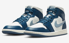 全新 Air Jordan 1 Mid WMNS “Sky J French Blue” 官图曝光！