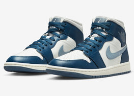 全新 Air Jordan 1 Mid WMNS “Sky J French Blue” 官图曝光！