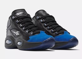 全新配色 Reebok Question Mid “Black & Blue” 官图曝光！