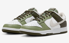 全新配色 Nike Dunk Low “Oil Green” 官图曝光！