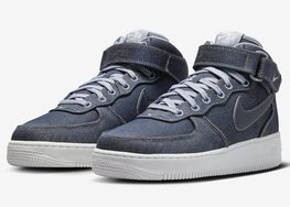 全新 Nike Air Force 1 Mid “Denim” 官图曝光！