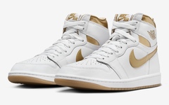 全新 Air Jordan 1 High OG WMNS “Metallic Gold” 官图曝光！