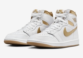 全新 Air Jordan 1 High OG WMNS “Metallic Gold” 官图曝光！