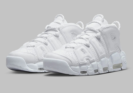 全新 Nike Air More Uptempo “Triple White” 官图曝光！