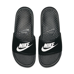 NIKE Benassi JDI 耐克字母拖鞋 黑色 343880-090