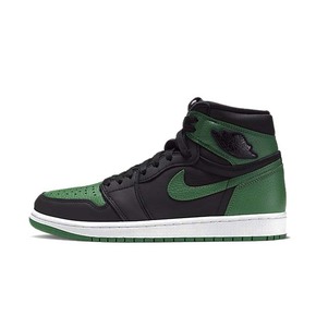 Air Jordan 1 AJ1 黑绿脚趾 高帮篮球鞋 555088-030