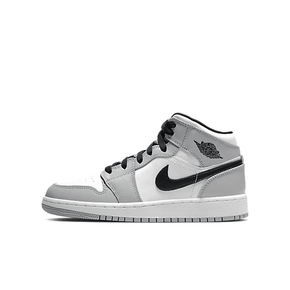 AIR JORDAN 1 MID AJ1 灰白 (GS) 白灰脚趾中帮 554725-092