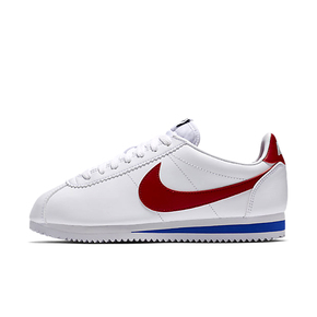 Nike Classic Cortez Leather 阿甘复古跑鞋 白蓝红 807471-103