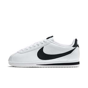 Nike Classic Cortez Leather 阿甘复古跑鞋 黑白 807471-101