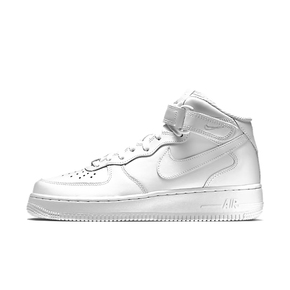 Nike Air Force 1 GS Mid 纯白 366731-100