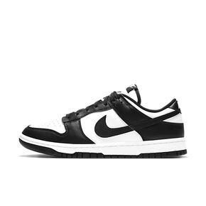 Nike Dunk Low Retro "Black"黑白熊猫低帮休闲运动板鞋 DD1391-100