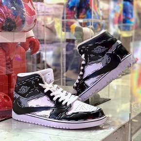 【球鞋定制】Air Jordan 1 AJ1系列 倒钩二次元定制球鞋