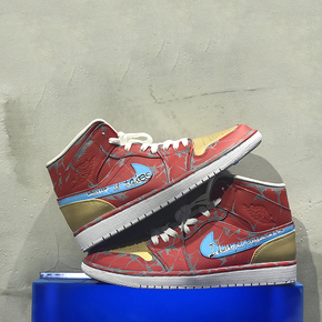 【球鞋定制】Air Jordan 1 AJ1系列 钢铁侠定制球鞋