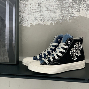 【球鞋定制】Converse 1970s 匡威系列 牛仔刺绣DIOR定制帆布鞋