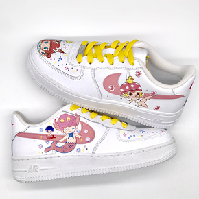 【球鞋定制】Nike Air Force 1 AF1系列 泡泡玛特双鱼座定制球鞋