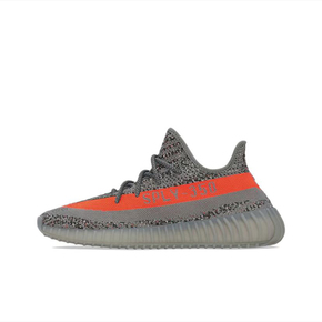 Adidas Originals Yeezy 350 V2 "Beluga Reflective”灰橙满天星椰子跑鞋 GW1229