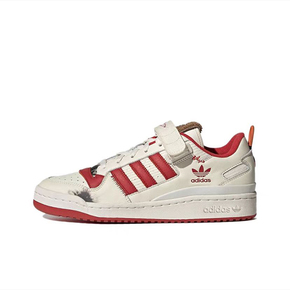 Adidas Forum 84 Low Home Alone 小鬼当家联名款 复古板鞋 白红 GZ4378