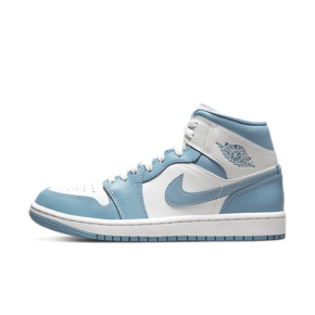 Air Jordan 1 mid “UNC” 北卡蓝高帮篮球鞋 白蓝 BQ6472-141