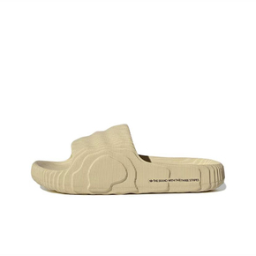 Adidas Originals Adilette 22 夏季运动拖鞋 卡其色 GX6945