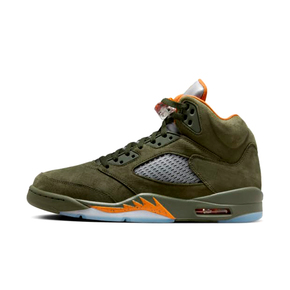 Air Jordan 5 Retro  橄榄绿耐磨透气高帮复古篮球鞋  DD0587-308