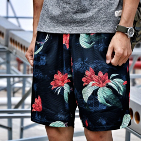 714street Mesh Shorts 花卉迷彩透气网眼短裤
