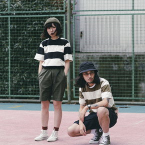 714street 17ss Stripe Tee