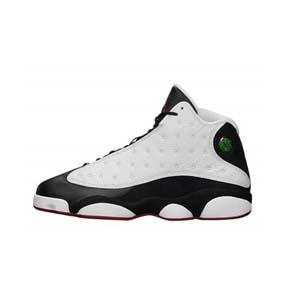 Air Jordan 13 AJ13 GS 黑白熊猫18年复刻篮球鞋 884129-104（2018.8.25发售）