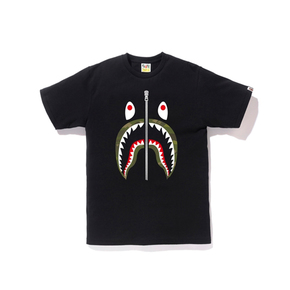 BAPE GRADATION CAMO SHARK TEE 迷彩鲨鱼短袖