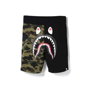 BAPE SWEAT SHORTS 鲨鱼拼接短裤