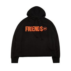 Vlone X Fragment 藤原浩联名橙标语帽衫