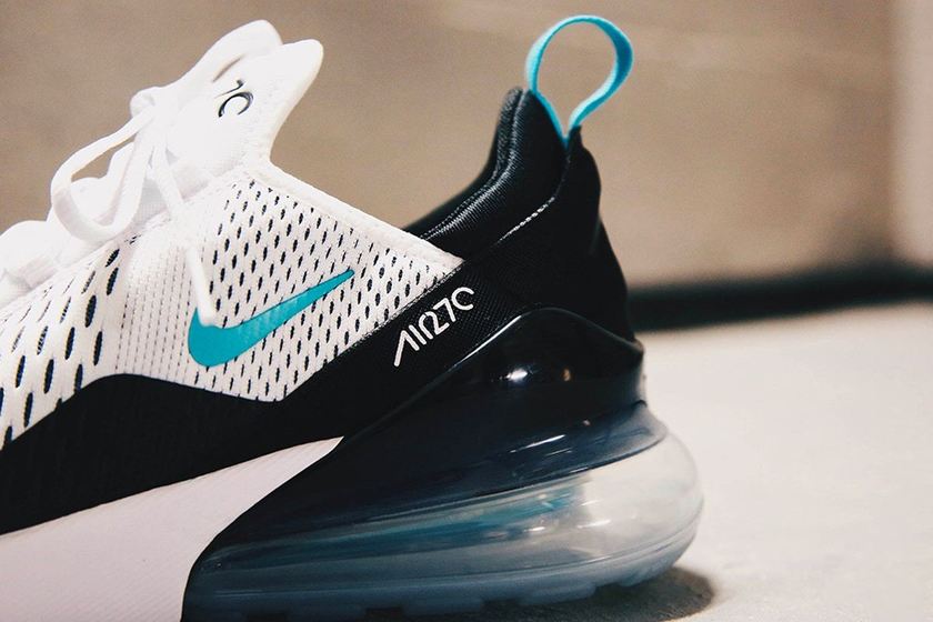 抢先预览! nike air max 270 全新配色"teal"