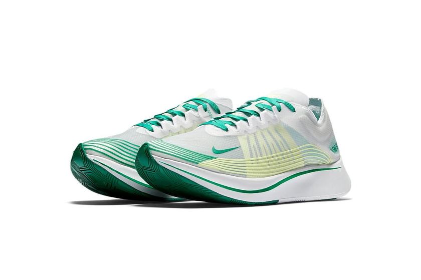 超清新!nike zoom fly sp 全新配色"lucid green"