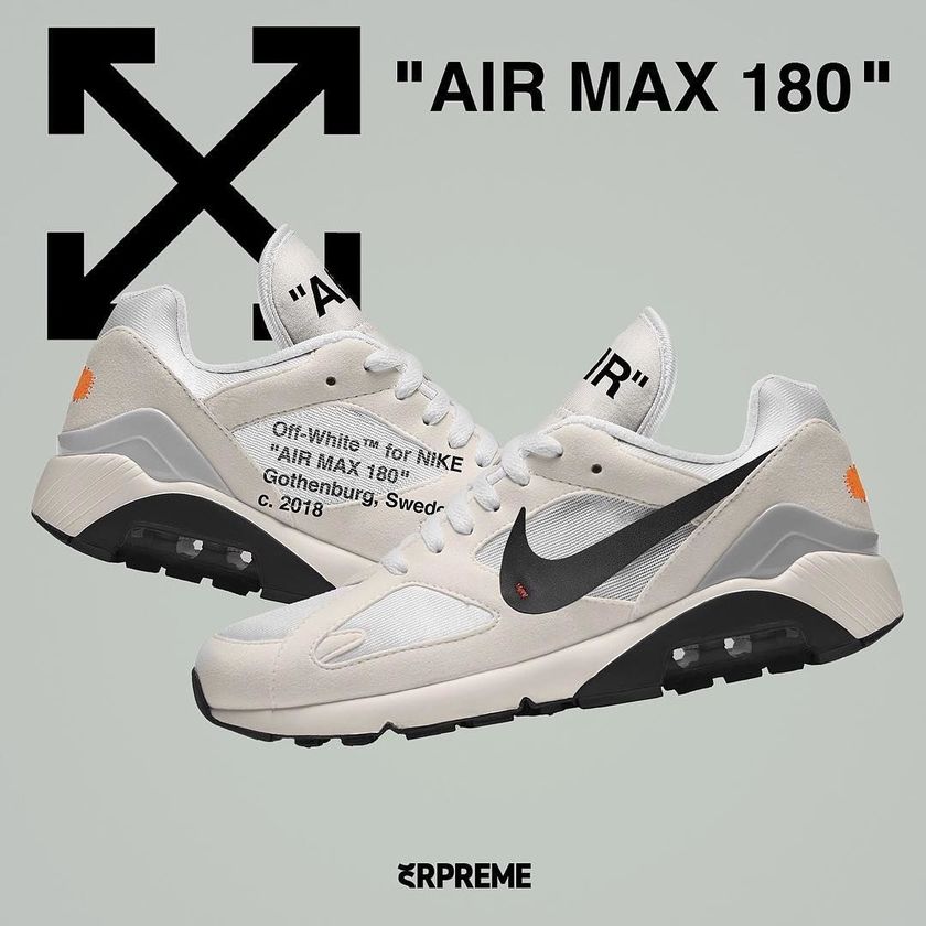 air max 180 off white