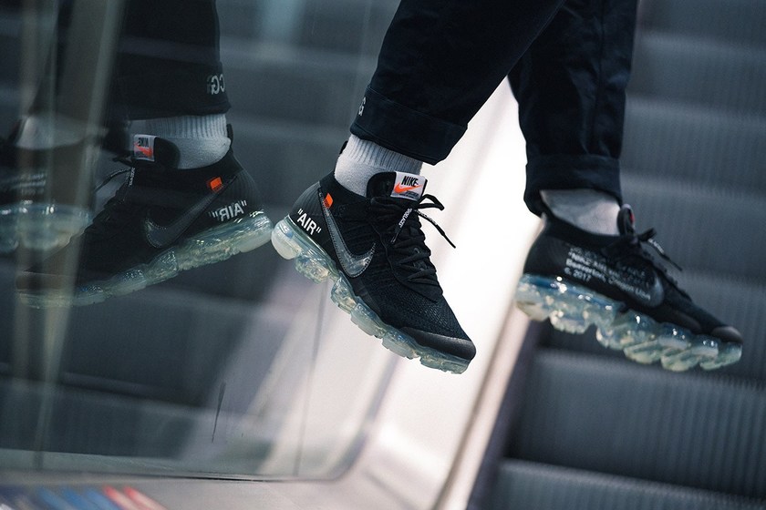 OFF WHITE x Nike Air VaporMax Running shoes Pinterest