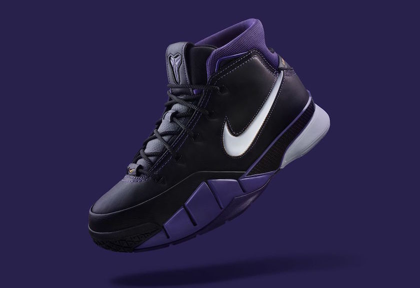 元年配色升级回归黑紫nikekobe1protro下周正式发售