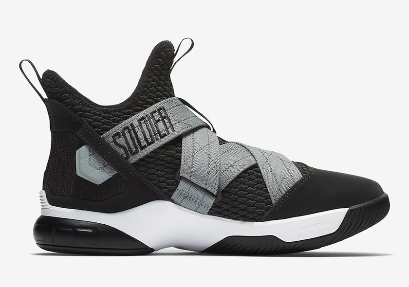Nike LeBron Soldier 12 Black Grey AO4054-004åå:registered:æ¥æ