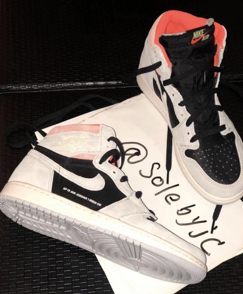 Air Jordan 1 Neutral Grey Hyper Crimson 555088-018å叿¥æä»·æ ¼