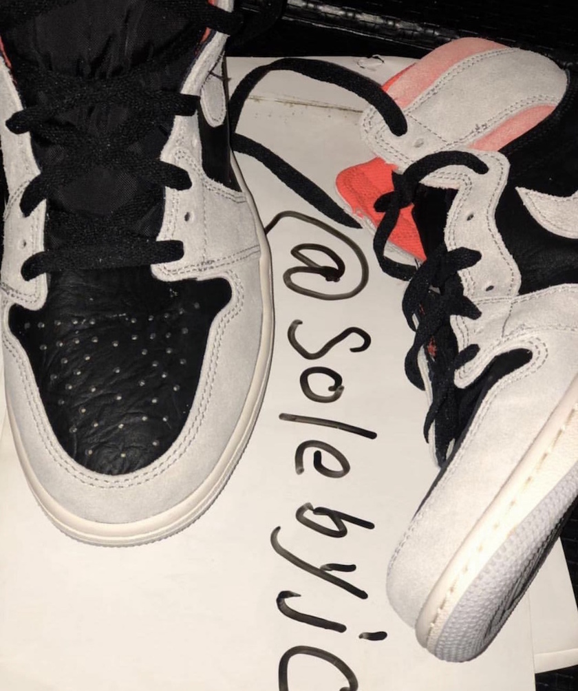 Air Jordan 1 Neutral Grey Hyper Crimson 555088-018å叿¥æä»·æ ¼