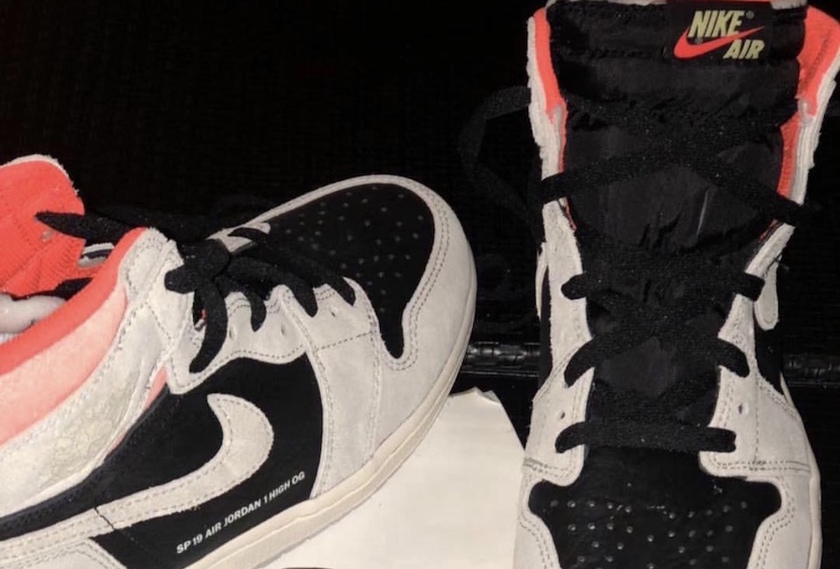 Air Jordan 1 Neutral Grey Hyper Crimson 555088-018å叿¥æä»·æ ¼