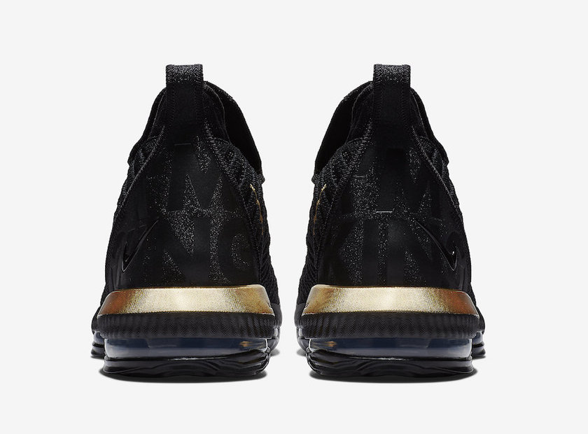 Nike LeBron 16 Im King Black Gold BQ5970-007åå:registered:æ¥æ