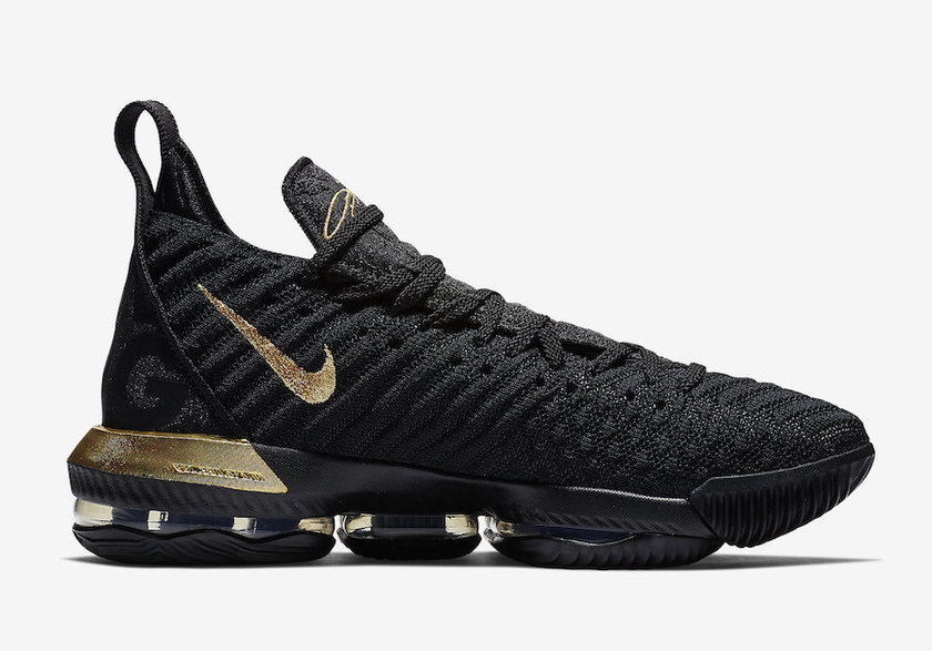 Nike LeBron 16 Im King Black Gold BQ5970-007åå:registered:æ¥æ